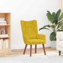 vidaXL karosszék Sárga 63 x 67 x 94 cm Bársony