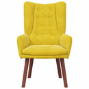 vidaXL Pihenőszék Sárga 63 x 67 x 94 cm Bársony