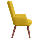 vidaXL karosszék Sárga 63 x 67 x 94 cm Bársony