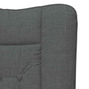 vidaXL Pihenőszék Sötétszürke 63 x 67 x 94 cm szövet