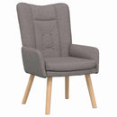 vidaXL karosszék Tópszínű 63 x 67 x 94 cm Szövet és rétegelt lemez