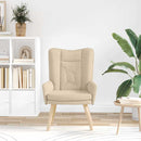 vidaXL Pihenőszék Krém 63 x 67 x 94 cm szövet