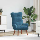 vidaXL Pihenőszék Kék 69 x 74 x 93 cm Bársony