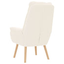 vidaXL Pihenőszék Krém 69 x 74 x 93 cm szövet