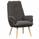 vidaXL Pihenőszék Sötétszürke 69 x 74 x 93 cm szövet