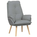 vidaXL Pihenőszék Világosszürke 69 x 74 x 93 cm szövet