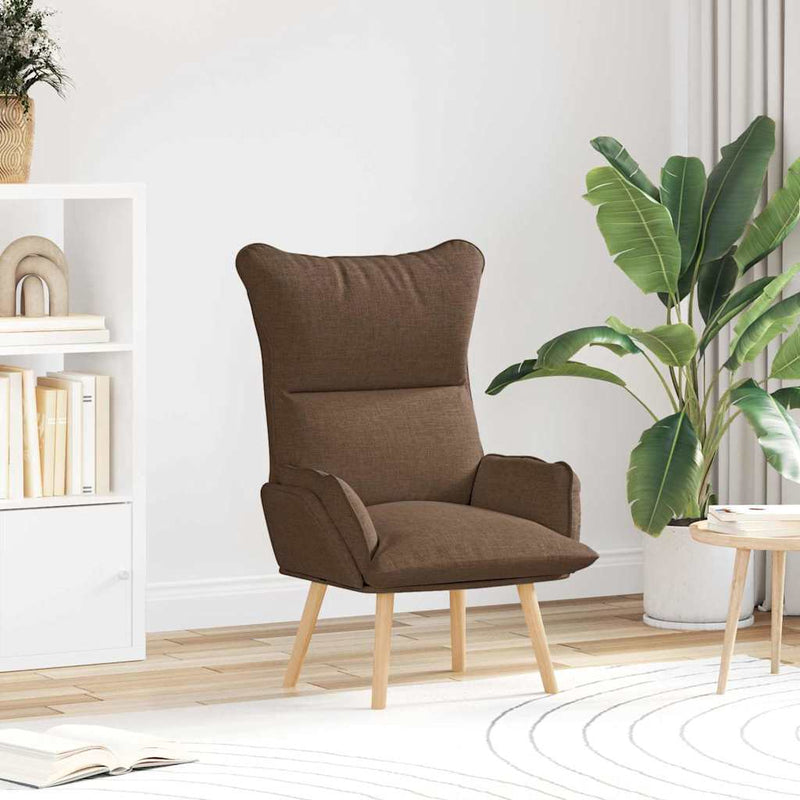 vidaXL Pihenőszék Barna 69 x 74 x 93 cm szövet