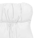 vidaXL Pihenőszék Fehér 69 x 74 x 93 cm Műbőr