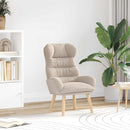 vidaXL Pihenőszék Világosszürke 69 x 74 x 93 cm szövet