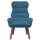 vidaXL Pihenőszék Kék 69 x 74 x 93 cm Bársony