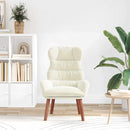 vidaXL Pihenőszék Krém 69 x 74 x 93 cm Bársony