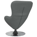 vidaXL Tojásfotel Sötétszürke 63 x 73 x 90 cm szövet