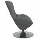 vidaXL Tojásfotel Sötétszürke 63 x 73 x 90 cm szövet