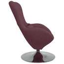 vidaXL Tojásfotel Lila 63 x 73 x 90 cm szövet