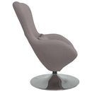 vidaXL Tojásfotel Tópszínű 63 x 73 x 90 cm szövet
