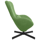 vidaXL Tojásfotel Világos zöld 63 x 73 x 90 cm Bársony