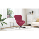 vidaXL Tojásfotel Bordó 63 x 73 x 90 cm Bársony
