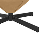 vidaXL Tojásfotel Barna 63 x 73 x 90 cm Bársony