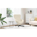 vidaXL Tojásfotel Krém 63 x 73 x 90 cm Bársony