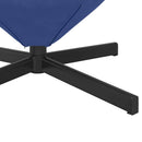vidaXL Tojásfotel Rendőrségi kék 63 x 73 x 90 cm Bársony