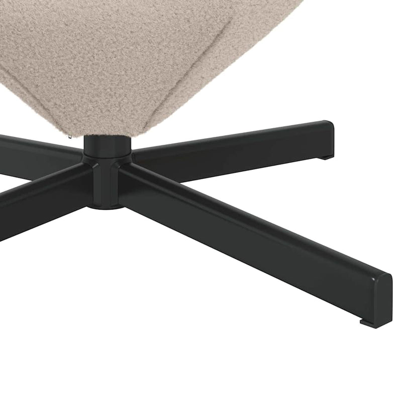 vidaXL Tojásfotel Világosszürke 63 x 73 x 90 cm szövet