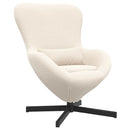 vidaXL Tojásfotel Krém 63 x 73 x 90 cm szövet