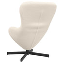 vidaXL Tojásfotel Krém 63 x 73 x 90 cm szövet