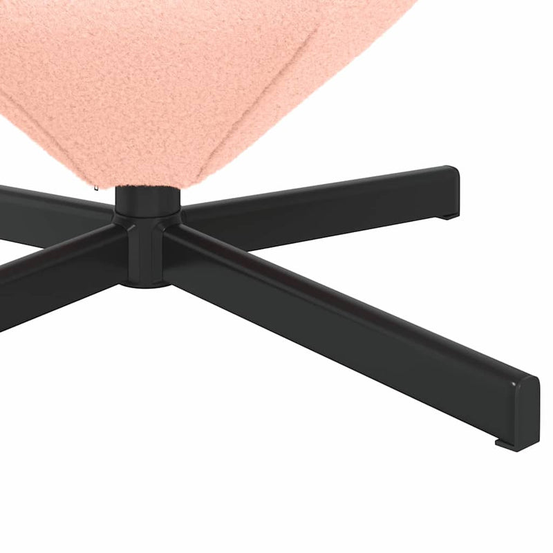 vidaXL Tojásfotel Rózsaszín 63 x 73 x 90 cm szövet