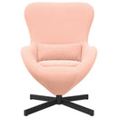 vidaXL Tojásfotel Rózsaszín 63 x 73 x 90 cm szövet