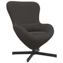 vidaXL Tojásfotel Sötétszürke 63 x 73 x 90 cm szövet