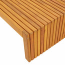 vidaXL Napozó 1-személy Barna 200 x 55 x 94cm Tömör akácfa