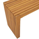 vidaXL pad Olaj Természetes 110 x 30 x 45 cm Tömör Teakfa