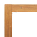 vidaXL pad Olaj Természetes 110 x 30 x 45 cm Tömör Teakfa