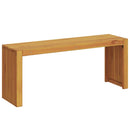 vidaXL pad Olaj Természetes 110 x 30 x 45 cm Tömör Teakfa