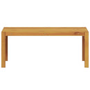 vidaXL pad Olaj Természetes 110 x 30 x 45 cm Tömör Teakfa