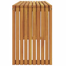 vidaXL pad Olaj Természetes 110 x 30 x 45 cm Tömör Teakfa