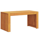 vidaXL Oldal asztal Olaj Természetes 70 x 35 x 35 cm Tömör Akácfa