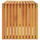 vidaXL Dohányzóasztal Barna 70 x 35 x 35 cm tömör akácfa