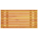 vidaXL Oldal asztal Olaj Természetes 70 x 35 x 35 cm Tömör Akácfa