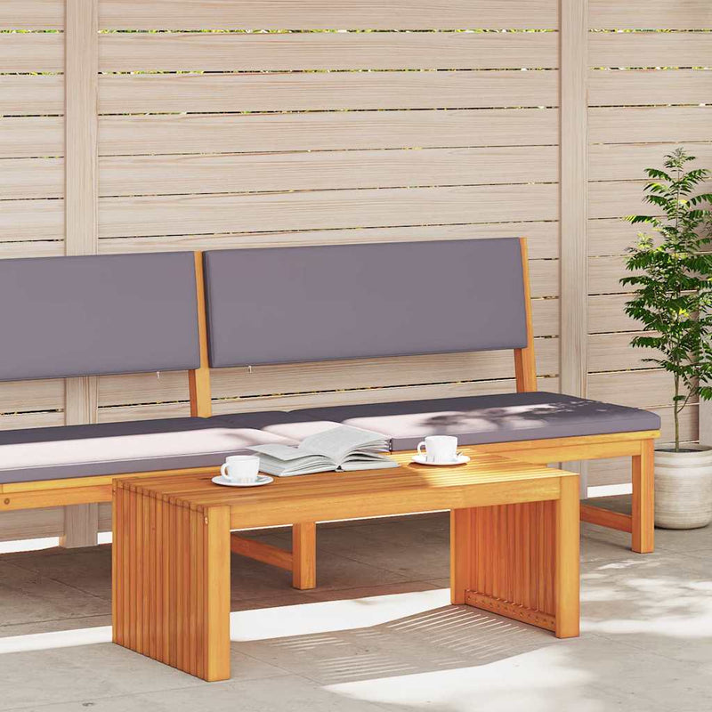 vidaXL Dohányzóasztal Barna 90 x 45 x 35 cm tömör akácfa