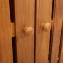 vidaXL Kerti szekrény tárolóval Barna 78 x 36,5 x 78 cm Tömör Akácfa