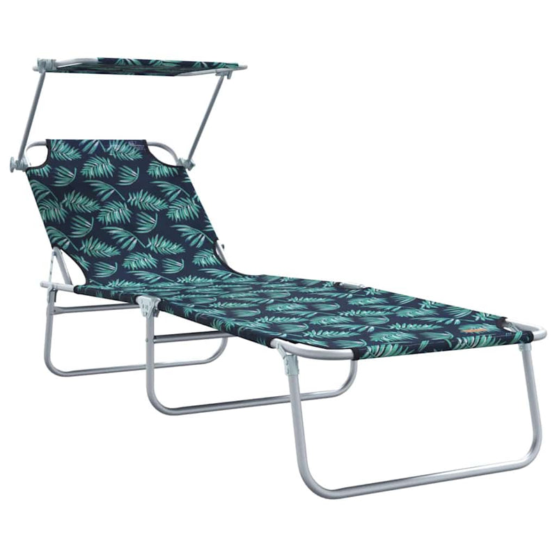 vidaXL Napozó 2-személy 2 pcs Zöld 58 x 188 x 77cm szövet