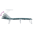 vidaXL Napozó 2-személy 2 pcs Zöld 58 x 188 x 77cm szövet