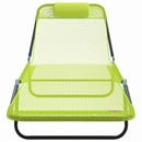 vidaXL Összecsukható nyugágy 2 pcs Zöld 182 x 55 x 85.5 cm Textilén