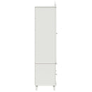 vidaXL Krétával Írt Dresser ROROS Fehér 90 x 45 x 180 cm Faanyag
