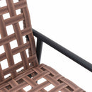 vidaXL Kerti Szék Barna 110,5 x 79 x 75,5 cm polirattan