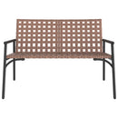 vidaXL Kerti Szék Barna 110,5 x 79 x 75,5 cm polirattan