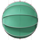 vidaXL Medence kupola Zöld 336 x 322 x 160 cm