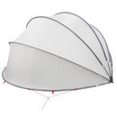 vidaXL Medence kupola Szürke és narancs 430 x 430 x 210 cm