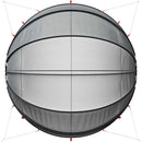 vidaXL Medence kupola Fekete 430 x 430 x 210 cm